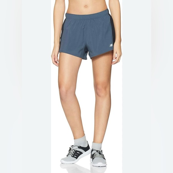 New Balance Gray Athletic Shorts Lightweight Performance - Picture 1 of 5
